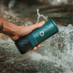 Φορητή μηχανή εσπρέσο Outin Mino CG, 22 bar, 9000 mAh, 70 ml, Εκχύλιση στους 93,3 °C, Αλεσμένος καφές + κάψουλες Nespresso, USB-C, Πράσινο