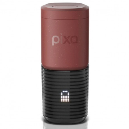 Φορητή μηχανή εσπρέσο Wacaco Pixapresso, 20 bar, 9000 mAh, 120 ml, Αλεσμένος καφές + κάψουλες, Οθόνη αφής LED, Κόκκινο
