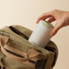 Θερμός Outin Travel Tumbler, 350 ml, Διατηρεί ζεστό για 6 ώρες, Διατηρεί κρύο για 12 ώρες, Ανοξείδωτο ατσάλι 316L, Διπλά τοιχώματα, Θερμομονωτική επένδυση, Λευκό