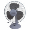 Επιτραπέζιος ανεμιστήρας Rosberg R51760B16, 40 W, 40 cm, 3 ταχύτητες, ταλάντωση, ρυθμιζόμενη κλίση, λευκό/γκρι