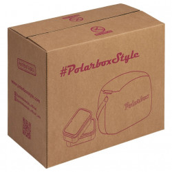 Ψυκτική τσάντα Polarbox Pop, 6 λίτρα, Περιλαμβάνονται 2 θήκες για μεσημεριανό, Διατηρεί το κρύο έως και 24 ώρες, Μπλε/Ροζ
