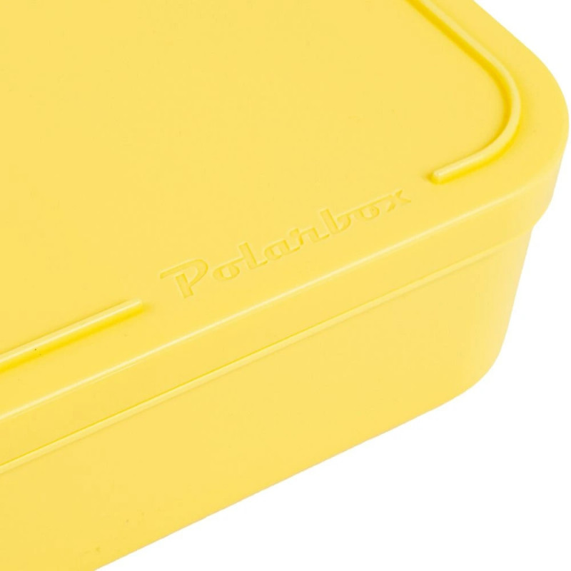 Ψυκτική τσάντα Polarbox Pop, 6 λίτρα, Περιλαμβάνονται 2 δοχεία για μεσημεριανό, Διατηρεί το κρύο έως και 24 ώρες, Μωβ/Πορτοκαλί