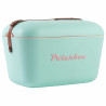 Ψυκτική τσάντα Polarbox Classic, 20 λίτρα, πολυστυρόλιο AIRPOP, 5-15 °C έως 24 ώρες, Κλασικό δερμάτινο λουράκι, Μπλε/Ροζ