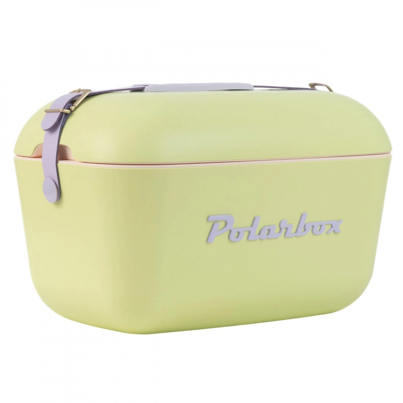 Ψυκτική τσάντα Polarbox Pop, 20 λίτρα, πολυστυρόλ AIRPOP, 5-15 °C έως 24 ώρες, Πράσινο/Μωβ