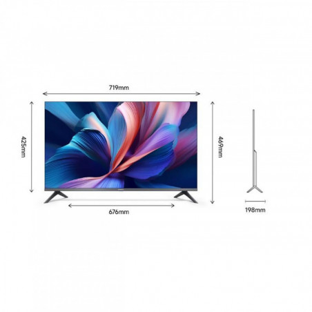 Τηλεόραση Xiaomi A Pro 32 2026 ELA5936EU, 32″ (80 εκ.), ανάλυση 1366×768 HD Ready, ενεργειακή κλάση E, Smart TV, QLED, Bluetooth, Wi-Fi, Android, Μαύρο