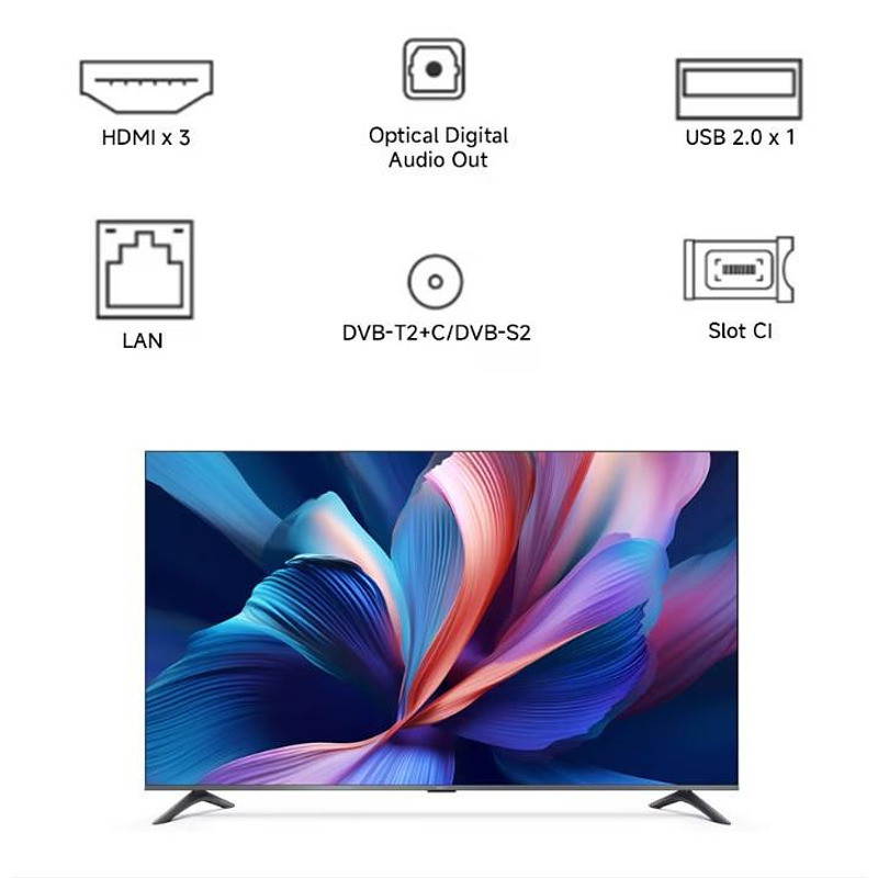 Τηλεόραση Xiaomi A Pro 32 2026 ELA5936EU, 32″ (80 εκ.), ανάλυση 1366×768 HD Ready, ενεργειακή κλάση E, Smart TV, QLED, Bluetooth, Wi-Fi, Android, Μαύρο