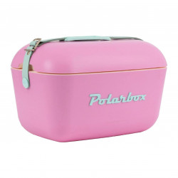 Ψυκτική τσάντα Polarbox Pop, 20 λίτρα, πολυστυρόλιο AIRPOP, 5-15 °C έως 24 ώρες, Ροζ/Πράσινο