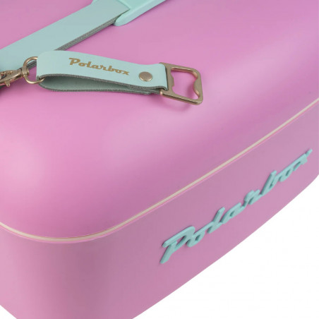 Ψυκτική τσάντα Polarbox Pop, 20 λίτρα, πολυστυρόλιο AIRPOP, 5-15 °C έως 24 ώρες, Ροζ/Πράσινο