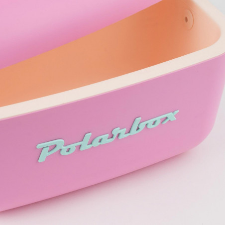 Ψυκτική τσάντα Polarbox Pop, 20 λίτρα, πολυστυρόλιο AIRPOP, 5-15 °C έως 24 ώρες, Ροζ/Πράσινο
