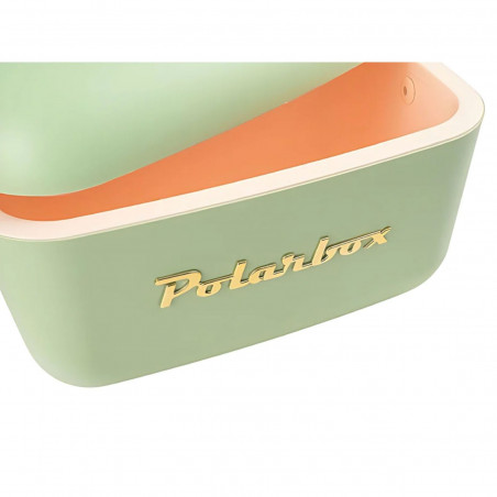 Ψυκτική τσάντα Polarbox Gold, 20 λίτρα, πολυστυρόλ AIRPOP, 5-15 °C έως 24 ώρες, Πράσινο/Χρυσό