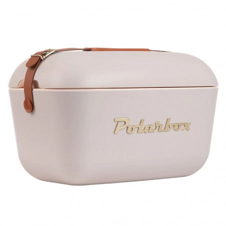 Ψυκτική τσάντα Polarbox Gold, 12 λίτρα, πολυστυρόλ AIRPOP, 5-15 °C έως 24 ώρες, Ροζ/Χρυσό