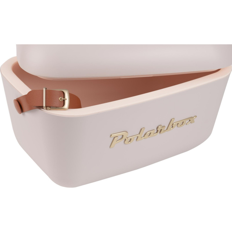 Ψυκτική τσάντα Polarbox Gold, 12 λίτρα, πολυστυρόλ AIRPOP, 5-15 °C έως 24 ώρες, Ροζ/Χρυσό