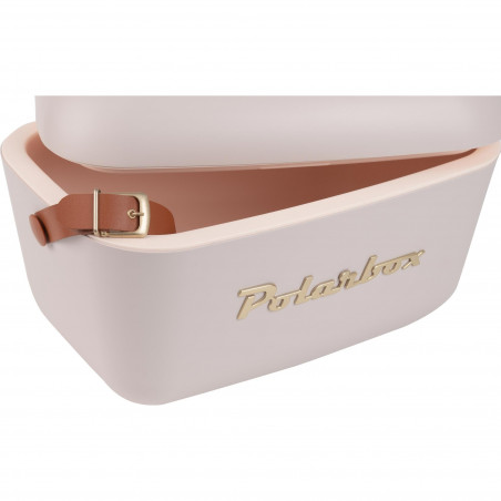 Ψυκτική τσάντα Polarbox Gold, 12 λίτρα, πολυστυρόλ AIRPOP, 5-15 °C έως 24 ώρες, Ροζ/Χρυσό