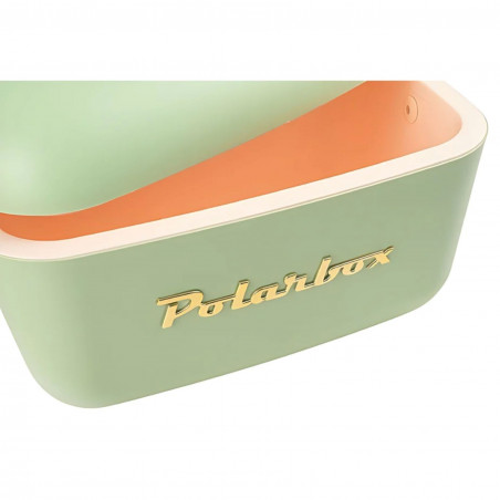 Ψυκτική τσάντα Polarbox Gold, 12 λίτρα, πολυστυρόλ AIRPOP, 5-15 °C έως 24 ώρες, Πράσινο/Χρυσό