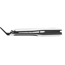 Σίδερο μαλλιών LOreal Professionnel SteamPod 3.0, 158 W, 0,8 g/min, Ενσωματωμένο δοχείο νερού, Περιστρεφόμενο καλώδιο, Έως 210 °C, Λευκό/Μαύρο