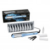 Σίδερο μαλλιών LOreal Professionnel SteamPod 4.0 Glacial Utopia, 165 W, 0,8 g/min, Ενσωματωμένο δοχείο νερού, Περιστρεφόμενο καλώδιο, Έως 210 °C, Μπλε/Λευκό