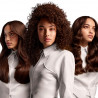 Σίδερο μαλλιών LOreal Professionnel SteamPod 4.0 Glacial Utopia, 165 W, 0,8 g/min, Ενσωματωμένο δοχείο νερού, Περιστρεφόμενο καλώδιο, Έως 210 °C, Μπλε/Λευκό