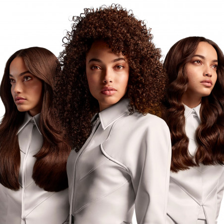 Σίδερο μαλλιών LOreal Professionnel SteamPod 4.0 Meteora, 165 W, 0,8 g/min, Ενσωματωμένο δοχείο νερού, Περιστρεφόμενο καλώδιο, Έως 210 °C, Μαύρο