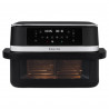 Διπλή φριτέζα θερμού αέρα 8 σε 1 Instant Pot Vortex VersaZone XL ClearCook 140-3025-01-EU, 2800 W, 12 λίτρα, 205 °C, EvenCrisp, Συγχρονισμένη ολοκλήρωση προγραμμάτων, Έλεγχος μέσω οθόνης αφής, Μαύρο/Ανοξείδωτο