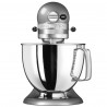Μίξερ KitchenAid Artisan Elegance 5KSM125ECU Contour silver, 300 W, 4,8 λίτρα, άμεση μετάδοση κίνησης, 10 ταχύτητες, Μεταλλικό γκρι