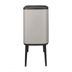 Κάδος απορριμμάτων Brabantia Bo Touch 1010454, 3x11 λίτρα, Ομαλό και αθόρυβο άνοιγμα, Μεγάλο άνοιγμα, Γκρι