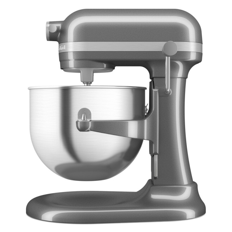 Μίξερ KitchenAid Artisan 5KSM70SHXEMS Medallion silver, 375 W, 6,6 λίτρα, 11 ταχύτητες, 67 σημεία επαφής, Ανύψωση του κάδου, Ειδική ταχύτητα «Fold», Flex Edge, Γκρι μεταλλικό