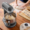 Μίξερ KitchenAid Artisan 5KSM70SHXEMS Medallion silver, 375 W, 6,6 λίτρα, 11 ταχύτητες, 67 σημεία επαφής, Ανύψωση του κάδου, Ειδική ταχύτητα «Fold», Flex Edge, Γκρι μεταλλικό
