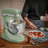 Μίξερ KitchenAid Artisan 5KSM60SPXEPT Pistachio, 375 W, 5,6 λίτρα, 11 ταχύτητες, 67 σημεία επαφής, Ανύψωση του κάδου, Ειδική ταχύτητα «Fold», Ανοιχτό πράσινο