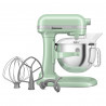 Μίξερ KitchenAid Artisan 5KSM60SPXEPT Pistachio, 375 W, 5,6 λίτρα, 11 ταχύτητες, 67 σημεία επαφής, Ανύψωση του κάδου, Ειδική ταχύτητα «Fold», Ανοιχτό πράσινο