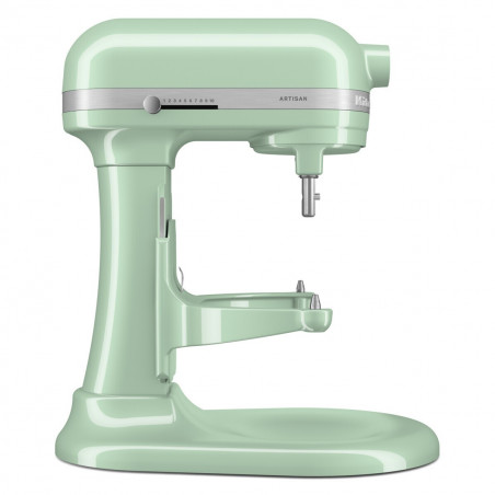 Μίξερ KitchenAid Artisan 5KSM60SPXEPT Pistachio, 375 W, 5,6 λίτρα, 11 ταχύτητες, 67 σημεία επαφής, Ανύψωση του κάδου, Ειδική ταχύτητα «Fold», Ανοιχτό πράσινο