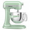Μίξερ KitchenAid Artisan 5KSM60SPXEPT Pistachio, 375 W, 5,6 λίτρα, 11 ταχύτητες, 67 σημεία επαφής, Ανύψωση του κάδου, Ειδική ταχύτητα «Fold», Ανοιχτό πράσινο