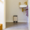 Κάδος απορριμμάτων Brabantia Bo Small Hi 1010460, 4 λίτρα, Ομαλό και αθόρυβο άνοιγμα, Αντιολισθητική βάση, Μπεζ