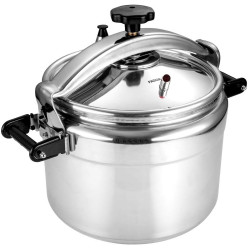 Μεταχειρισμένος: Χύτρα ταχύτητας Fagor Chef Extremen 100602653, 15 L, 30 cm, 50 kPa, 3 συστήματα ασφαλείας, Αλουμίνιο, Ασημί