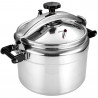 Μεταχειρισμένος: Χύτρα ταχύτητας Fagor Chef Extremen 100602653, 15 L, 30 cm, 50 kPa, 3 συστήματα ασφαλείας, Αλουμίνιο, Ασημί