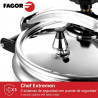 Μεταχειρισμένος: Χύτρα ταχύτητας Fagor Chef Extremen 100602653, 15 L, 30 cm, 50 kPa, 3 συστήματα ασφαλείας, Αλουμίνιο, Ασημί