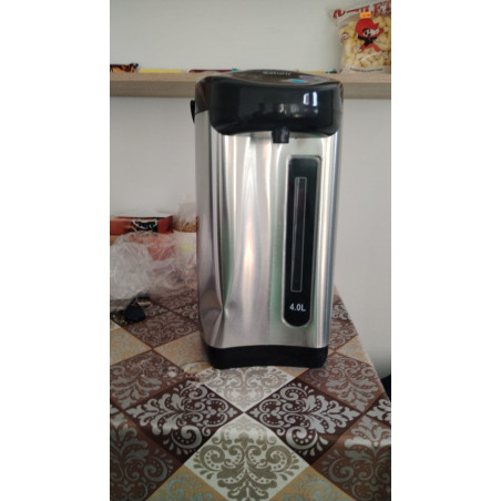 Μεταχειρισμένος: Ηλεκτρικός θερμός Saturn ST-EK0035, 750W, 4 l, Περιστρεφόμενη βάση, Προστασία από τη θερμότητα χωρίς νερό, Inox