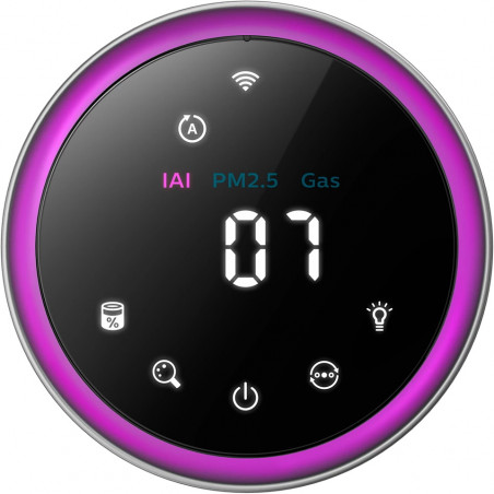 Μεταχειρισμένος: Καθαριστής αέρα Philips AC3033/10, Wi-Fi, 55W, Για έως 135 m2, HEPA, Έξυπνοι αισθητήρες, Λευκό/γκρι