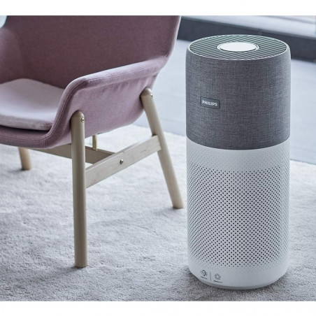 Μεταχειρισμένος: Καθαριστής αέρα Philips AC3033/10, Wi-Fi, 55W, Για έως 135 m2, HEPA, Έξυπνοι αισθητήρες, Λευκό/γκρι