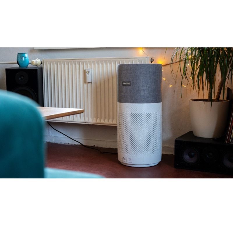 Μεταχειρισμένος: Καθαριστής αέρα Philips AC3033/10, Wi-Fi, 55W, Για έως 135 m2, HEPA, Έξυπνοι αισθητήρες, Λευκό/γκρι