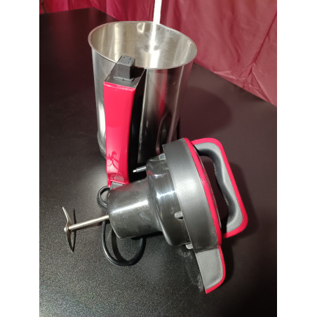 Μεταχειρισμένος: Μπλέντερ σούπας Techwood TSM-1655, 1000W, 6 προγράμματα προετοιμασίας, 1.6 L, Κόκκινο/Inox χρώμα