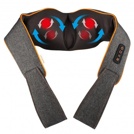 Μεταχειρισμένος: Μασάζ σιάτσου Medivon Collar Simple MD-R1505, 18 W, 8 κεφαλές, χρονοδιακόπτης, έλεγχος δύναμης, Zatoplyane, Siv
