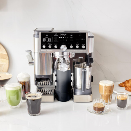Μεταχειρισμένος: Καφετιέρα Ninja Luxe Café Pro TES701EU 3-σε-1, 1650W, 15 bar, 250 g, 2 l, Barista Assist, 5 ρυθμίσεις αφρού, 9 τύποι εσπρέσο, Inox