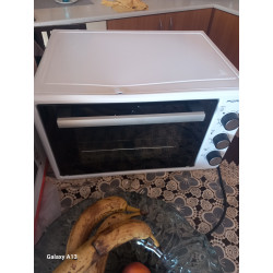 Μεταχειρισμένος: Μικρός φούρνος Foreti EO 3600 W, 1400 W, 36 L, Θερμοστάτης, Χρονοδιακόπτης, Εμαγιέ, Λευκό