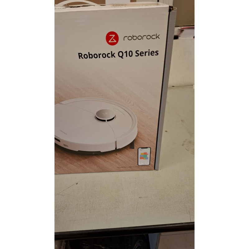Μεταχειρισμένος: Ρομπότ σκούπα Roborock Q10 PF, 10000 Pa, 150 λεπτά, 0,35 l, Wi-Fi, Ξηρό/υγρό, Αυτόματη ανύψωση σφουγγαρίστρας, 360° LiDAR, 3D χαρτογράφηση, Φωνητικός έλεγχος, Λευκό