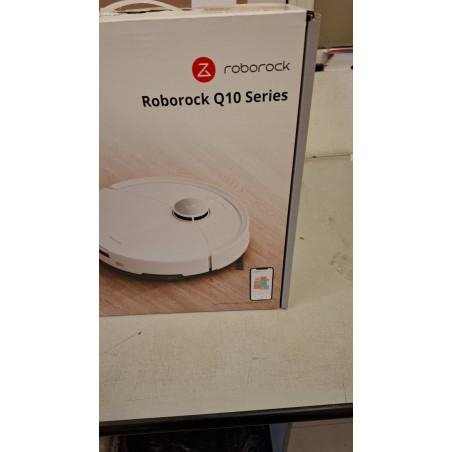 Μεταχειρισμένος: Ρομπότ σκούπα Roborock Q10 PF, 10000 Pa, 150 λεπτά, 0,35 l, Wi-Fi, Ξηρό/υγρό, Αυτόματη ανύψωση σφουγγαρίστρας, 360° LiDAR, 3D χαρτογράφηση, Φωνητικός έλεγχος, Λευκό