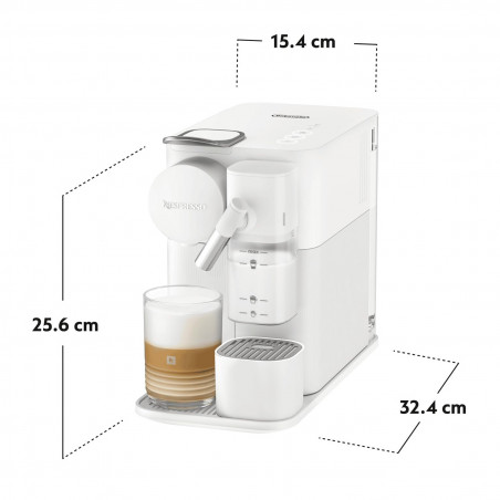 Μεταχειρισμένος: Μηχανή Espresso DeLonghi EN510W, 1450W, 19 bar, 1 l, Nespresso, Αυτόματη απενεργοποίηση, Λευκό