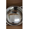 Μεταχειρισμένος: Βαθιά κατσαρόλα Rosberg R51211B22S, 22 cm, 7,2 l, καπάκι, πολυεπίπεδο πάτο, επαγωγή, ανοξείδωτο