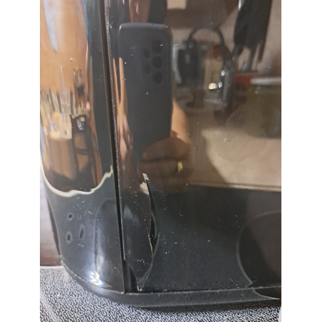 Μεταχειρισμένος: Φριτέζα AirFryer Rosberg R51980CB, 1800W, 8 L, οθόνη LED, Χρονοδιακόπτης, Έως 200C, Αντικολλητική επίστρωση, Μαύρο