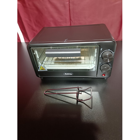 Μεταχειρισμένος: Φουρνάκι Rosberg R51441C, 800W, 9 λίτρα, 100-230C, Αξεσουάρ, Μαύρο