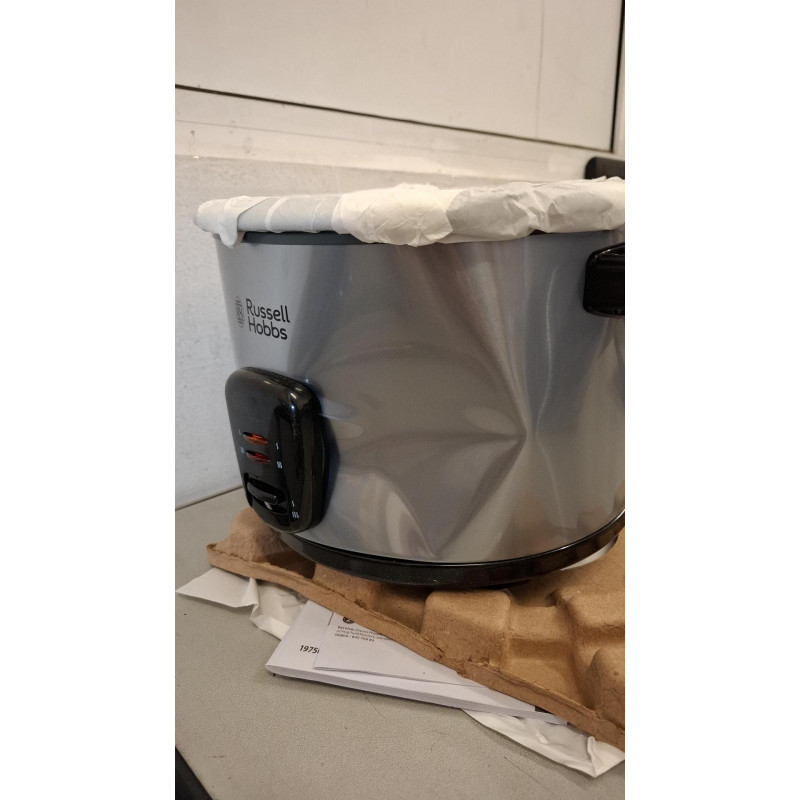Μεταχειρισμένος: Βραστήρας ρυζιού Russell Hobbs Cook @ Home 19750-56, 700W, 1,8 l, Επιλογή διατήρησης της θερµότητας, Σώμα από ανοξείδωτο ατσάλι